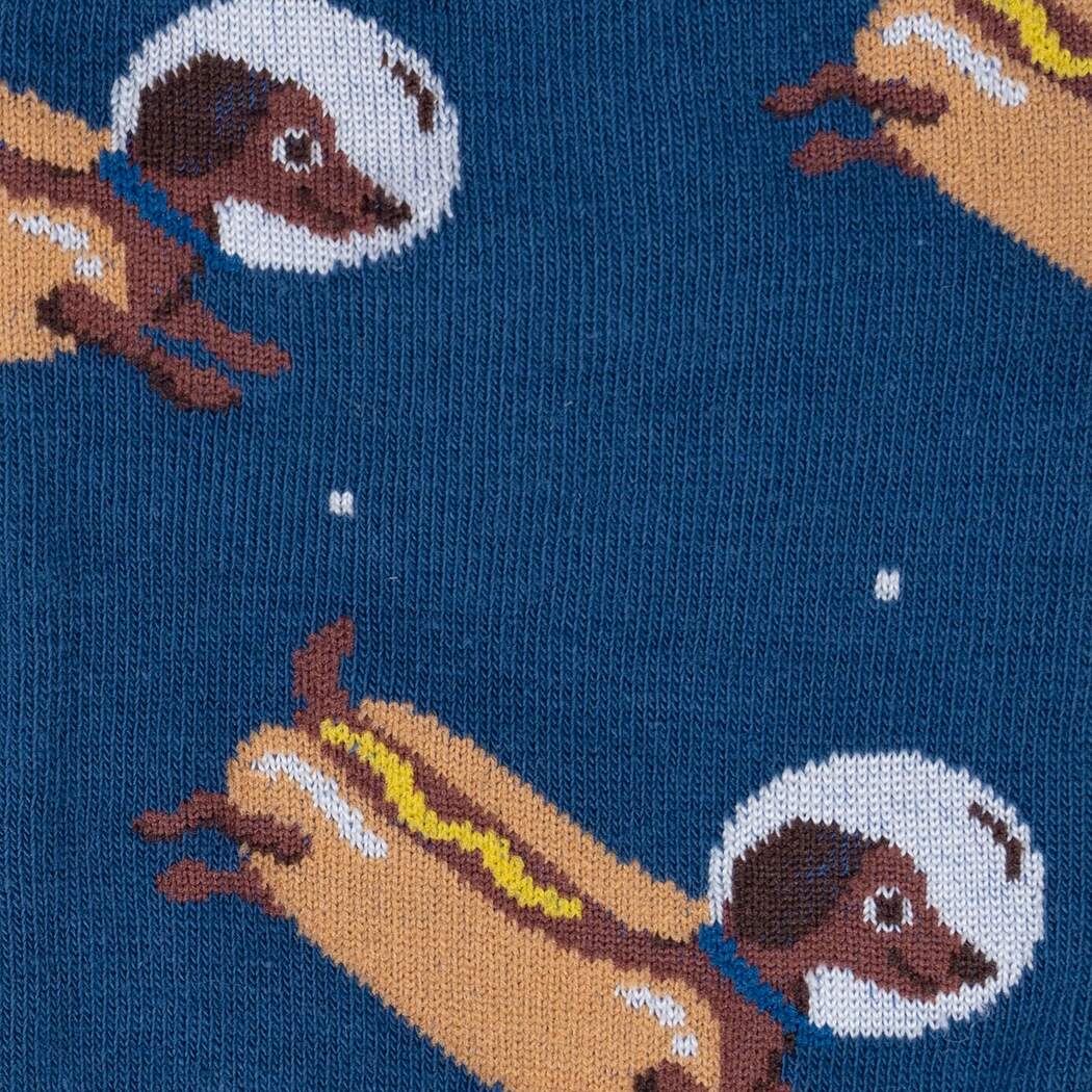 Sock It To Me - Socks Weiner Dogs In Space Men's Crew