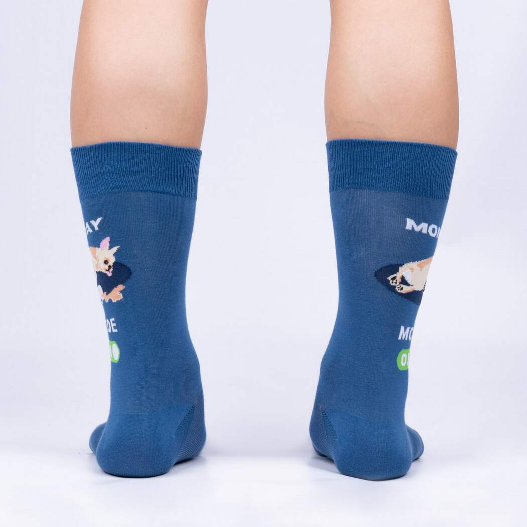 Sock It To Me - Monday Mode, On Crew Socks