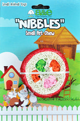 A & E Cage Company - Nibbles Small Animal Loofah Chew Toy, Deluxe Sushi Roll