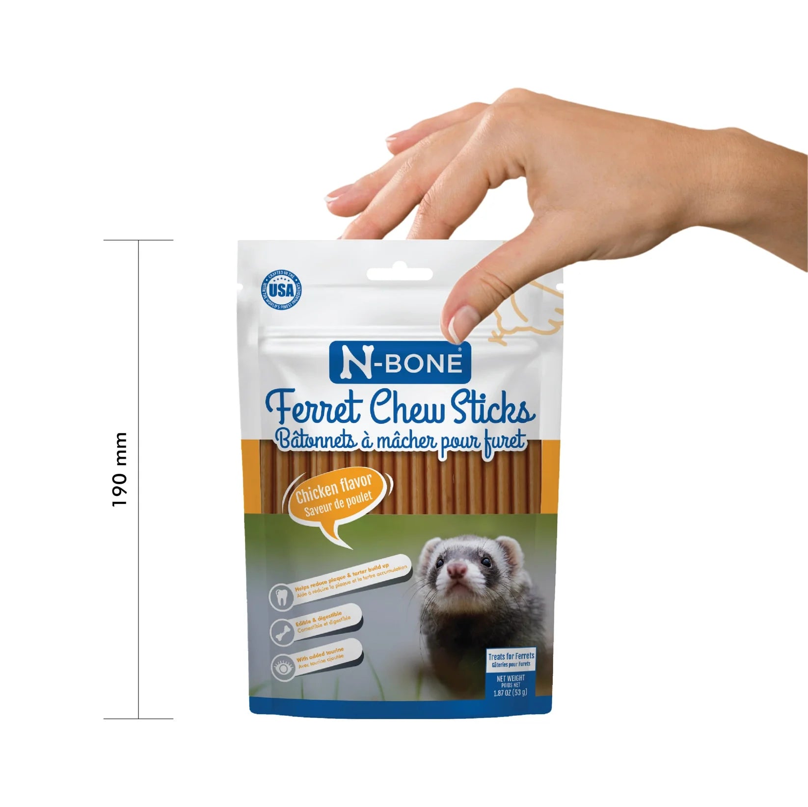 N-Bone Ferret Chew Sticks Chicken