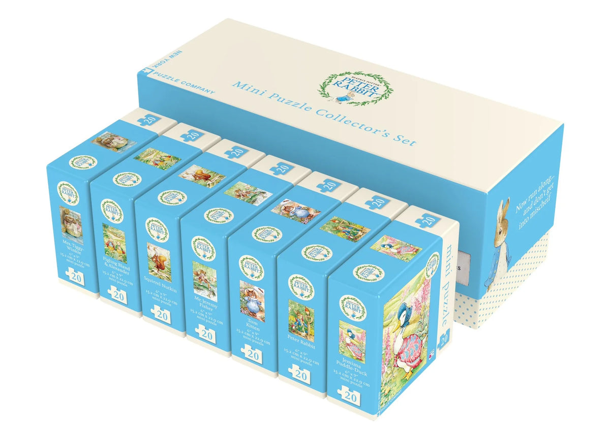 New York Puzzle Co. - Beatrix Potter Collector's Set 7 Mini Puzzles