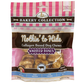 Nothin' To Hide Bakery Beef Knotted Bone Dog Chews