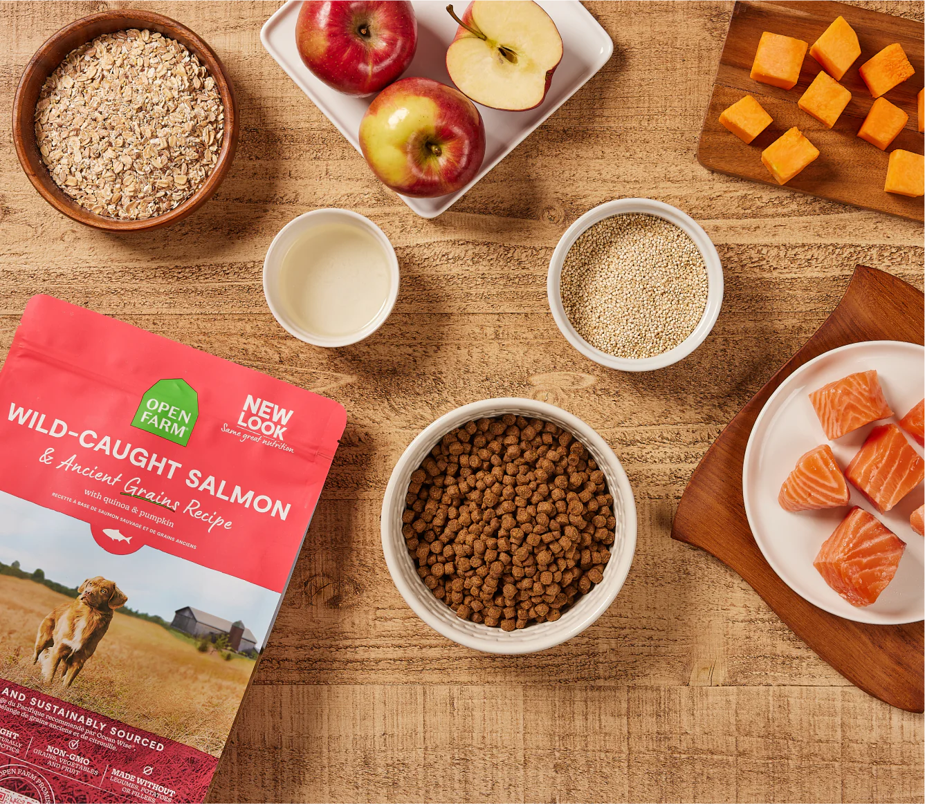 Wild Caught Salmon & Ancient Grains Dry Dog Food