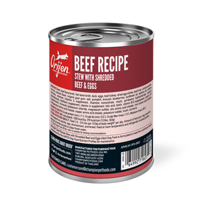 Champion Petfoods Orijen - All Breed, Adult Beef Stew Recipe, Wet Dog Food