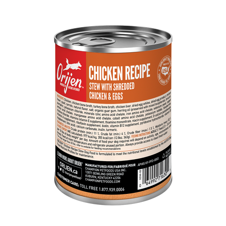 Champion Petfoods Orijen - All Breed, Adult Chicken Stew Recipe, Wet Dog Food