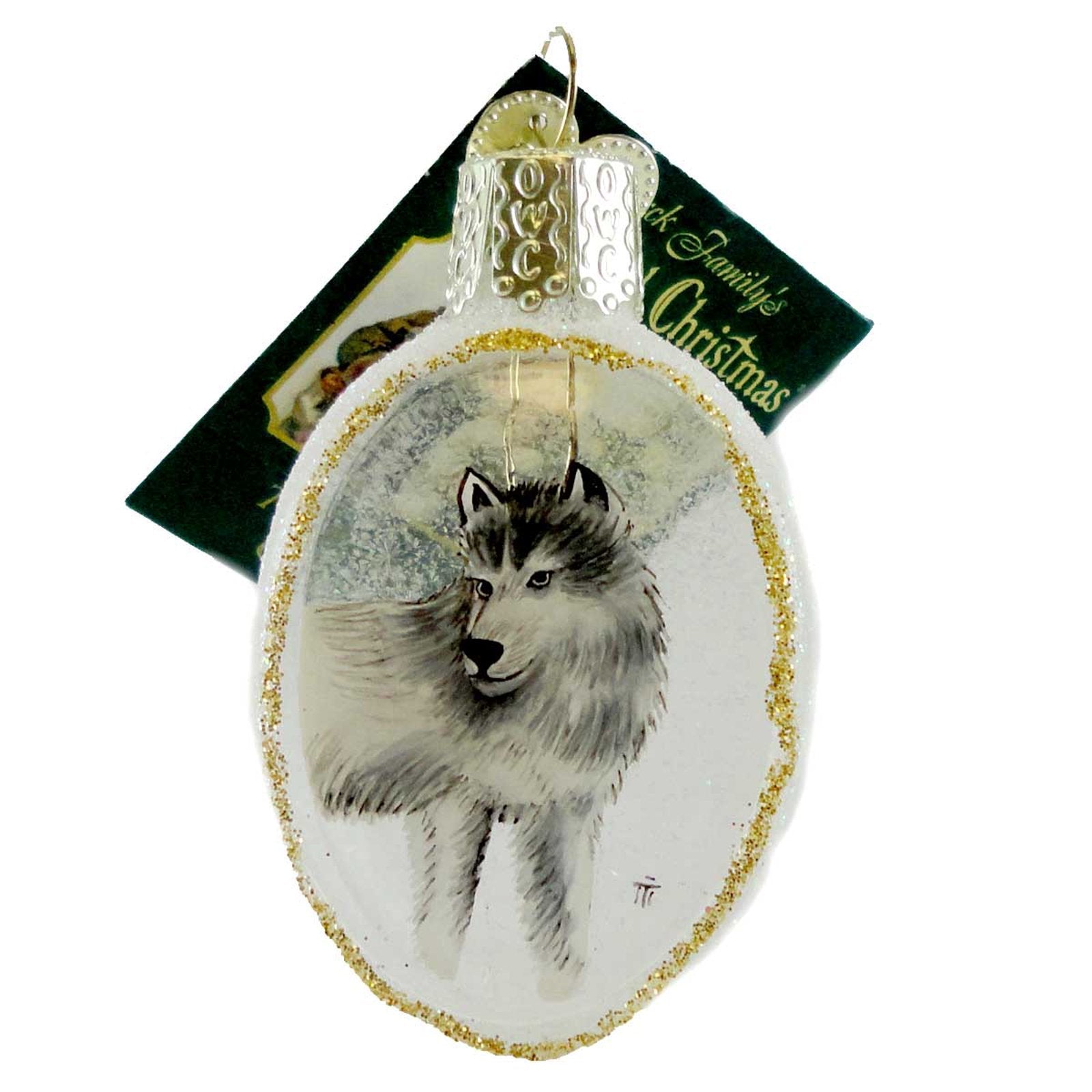 Old World Christmas - Arctic Wolf Ornament