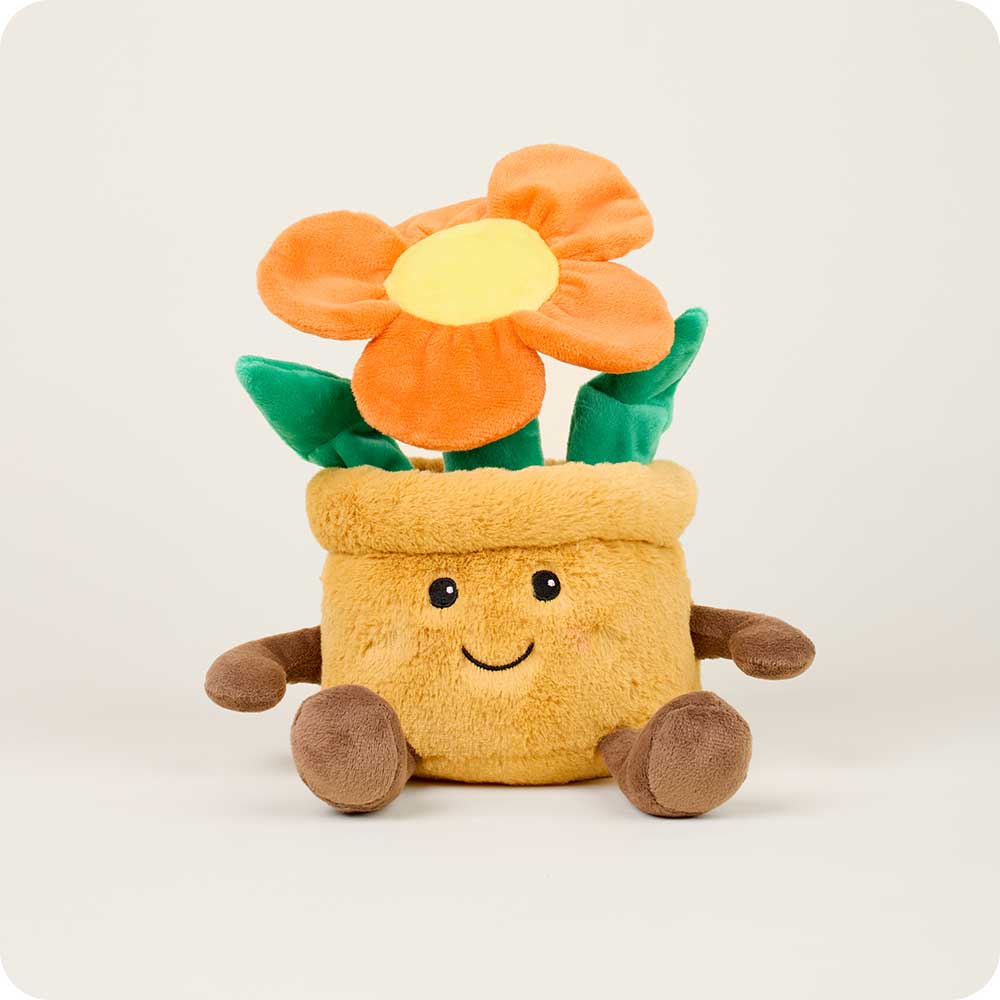 Warmies Orange Flower Pot