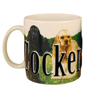 Cocker Spaniel Color Relief Mug