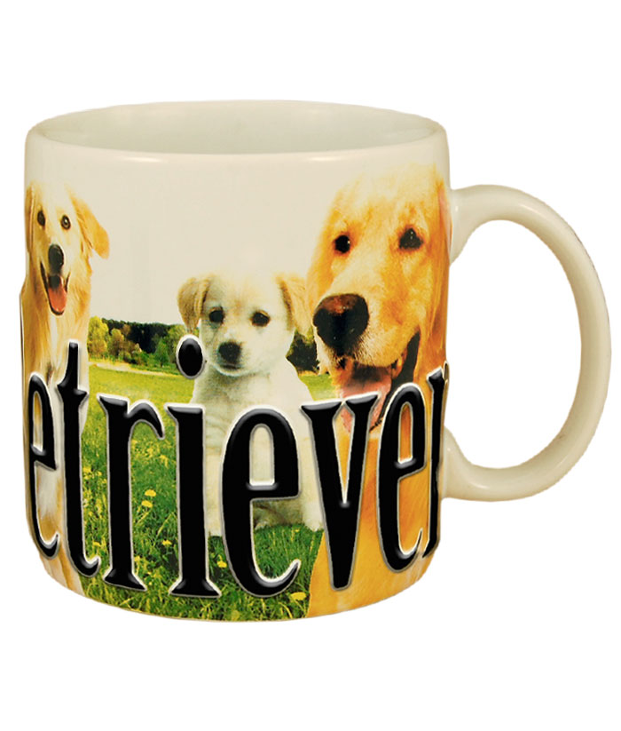 Golden Retriever Color Relief Mug