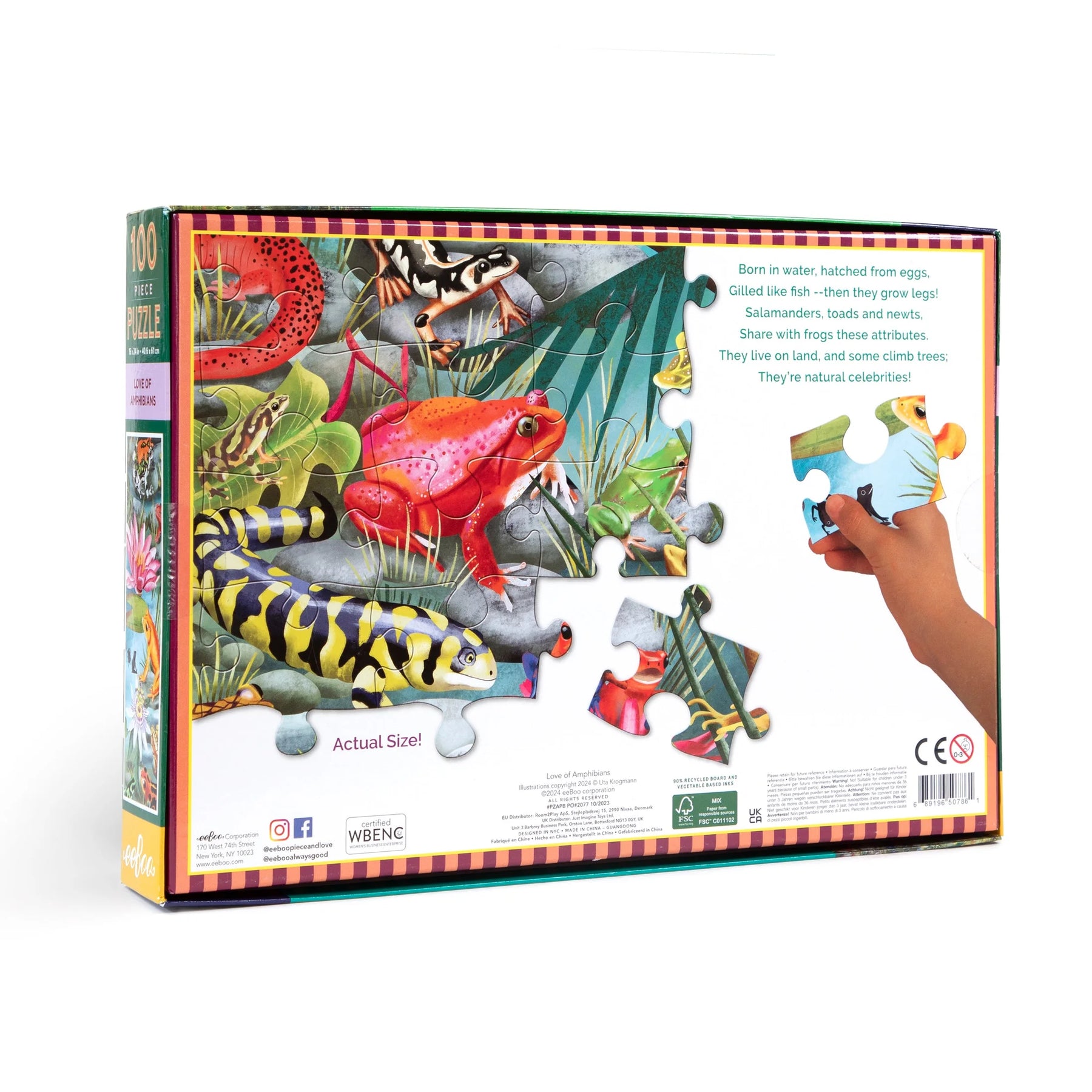 Love of Amphibians 100 Piece Puzzle