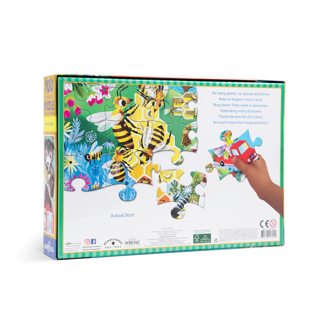 Love of Bees 100 Piece Puzzle