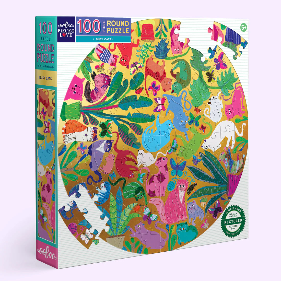 Busy Cats 100 Piece Puzzle