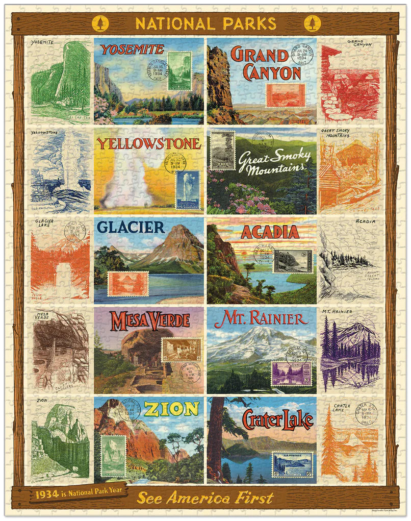 Cavallini & Co. - Puzzle National Parks 2