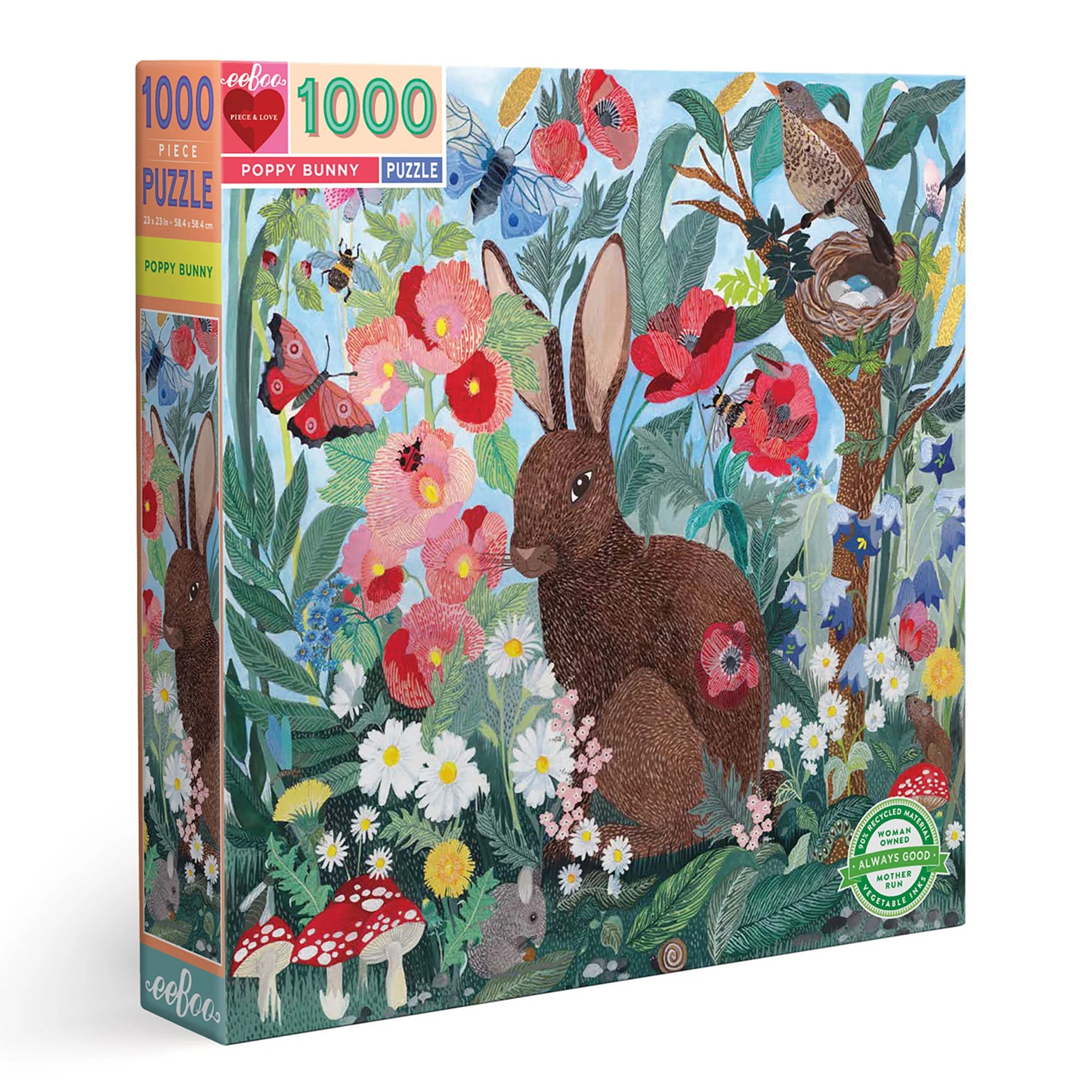 Poppy Bunny 1000 Piece Puzzle