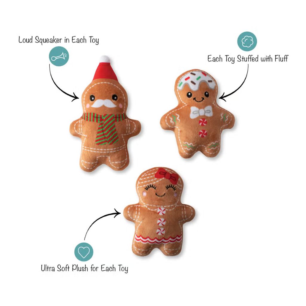 Petshop by Fringe Studio - Gingerbread Everything Dog Toy