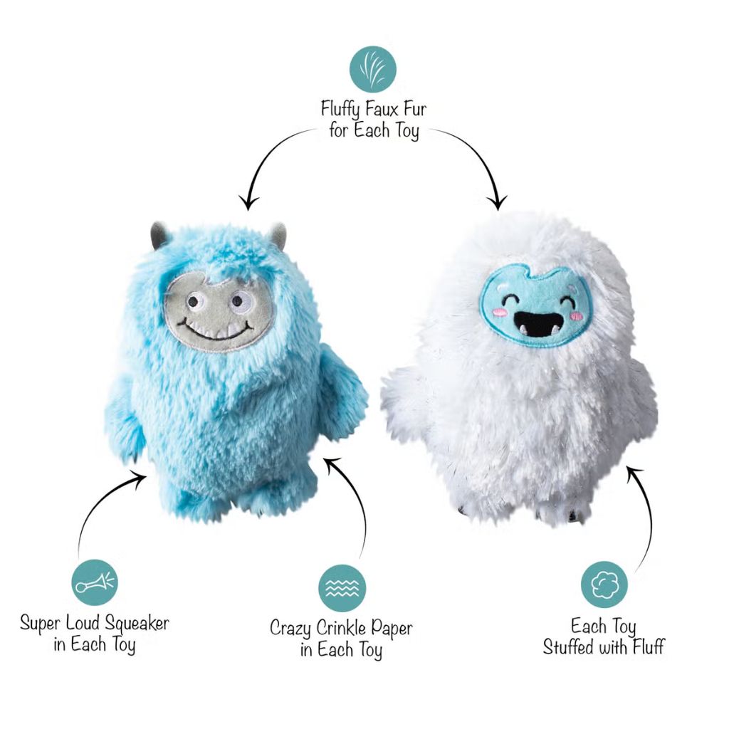 Petshop by Fringe Studio - Dog Toy Yeti for Us Plush