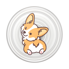 PopGrip Tranlucent Cheeky Corgi