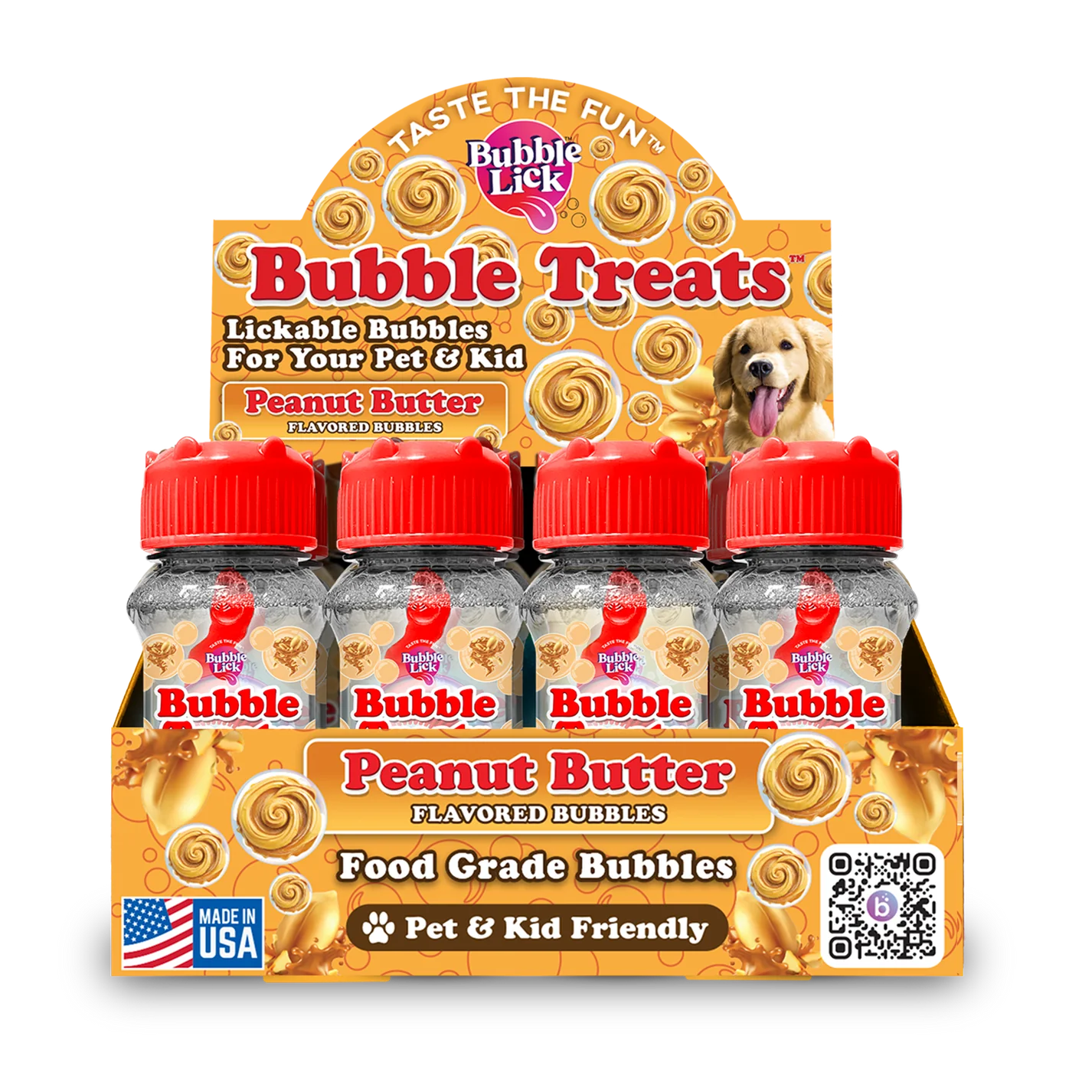 BubbleLick Pets Peanut Butter