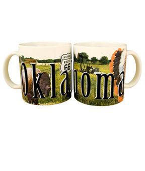 Oklahoma Color Relief Mug