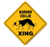 Border Collie X-ing Sign