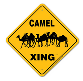 Camel X-ing Sign