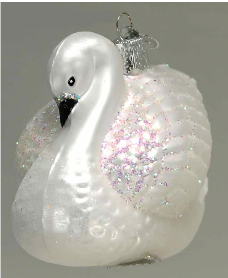 Old World Christmas - Trumpeter Swan Ornament