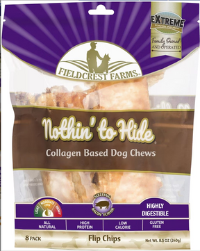 Nothin' To Hide Flip Chips Bacon Rawhide Alternative Dog Chews