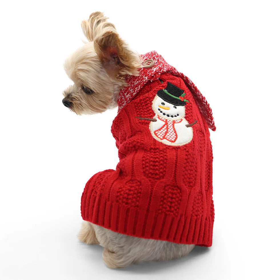 Dogo Pet - Sweater Scarf Snowman