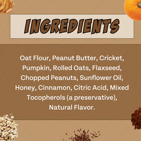 Chippin - Superfood (Peanut Butter-Cricket-Pumpkin) Dog Treat