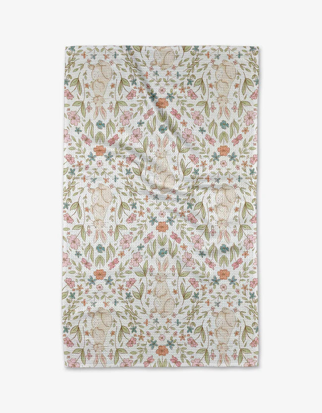 Geometry - Tea Towel Cottontail Florals