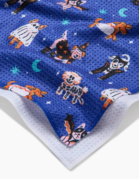 Geometry - Tea Towel Halloween Hounds