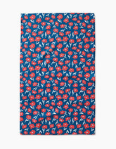 Geometry - Tea Towel Luca Daisy Red