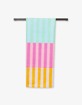 Geometry - Tea Towel Neon Nights