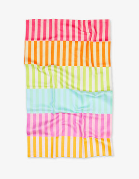 Geometry - Tea Towel Neon Nights