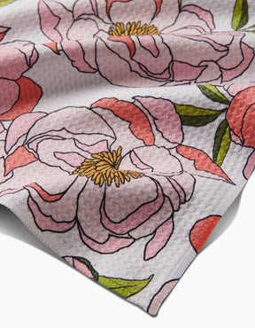 Geometry - Tea Towel Peony Paradise