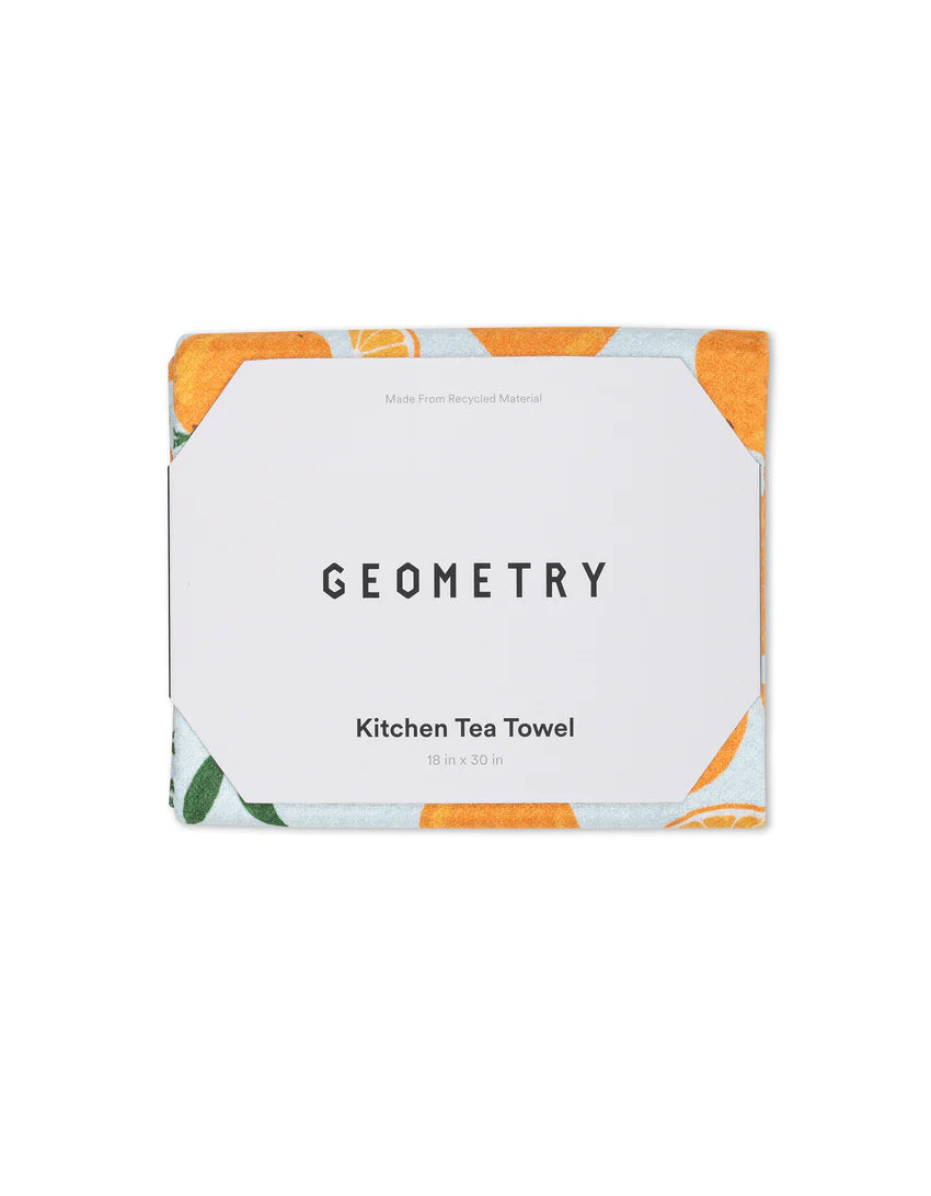 Geometry - Tea Towel Sweet Orange