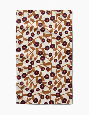 Geometry - Tea Towel Swirling Vines