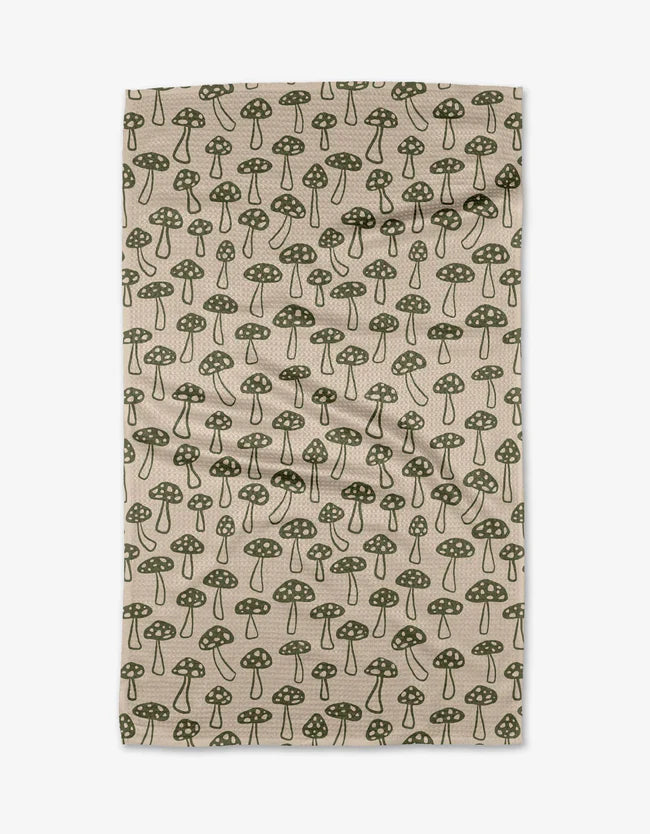 Geometry - Tea Towel Woodland Mushroom