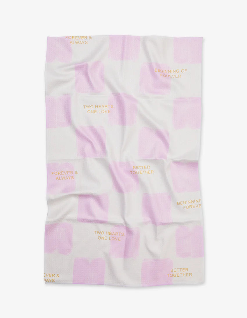 Geometry - Tea Towel You and I