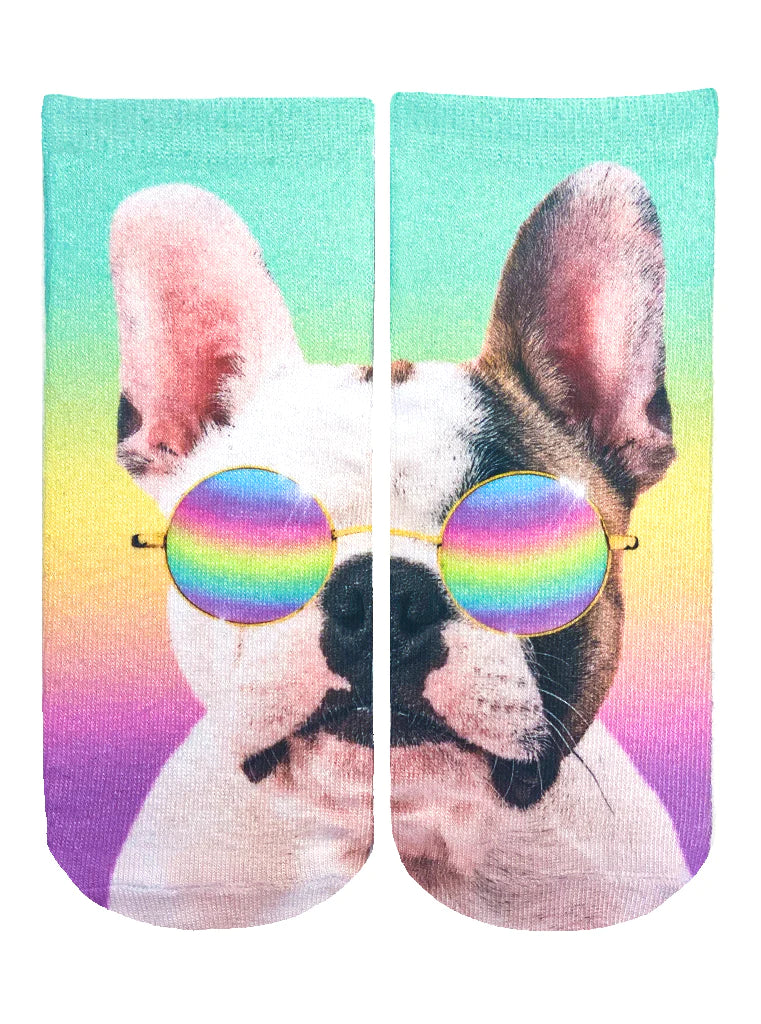 Living Royal - Socks Tie Dye Frenchie Ankle