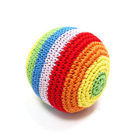 Dogo Pet - Crochet Rainbow Ball Toy