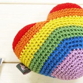 Dogo Pet -  Crochet Toy Rainbow Heart