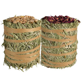 Field + Forest Mini Hay Bales Apple/Rose 2 Pack