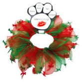 Smoochers Christmas Bones Wreath Collar