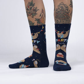 Sock It To Me - “Party Hardly” Women’s Crew Socks