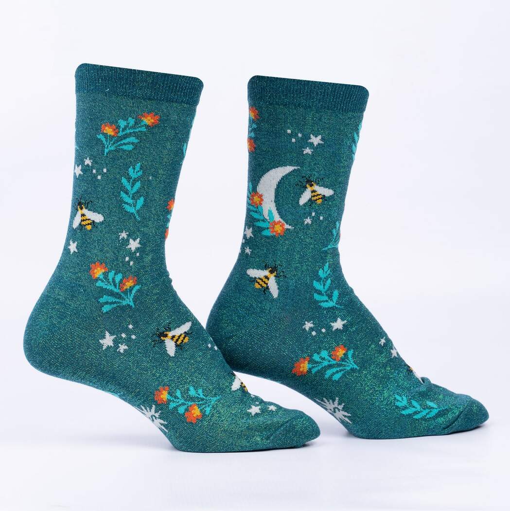 Sock It To Me - Socks Bee Dazzling Women's Crew