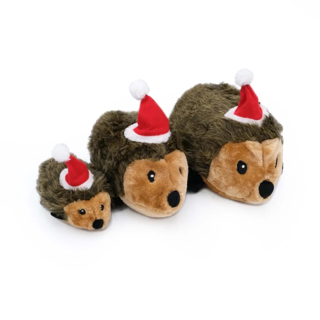 ZippyPaws - Holiday Hedgehog Dog Toy