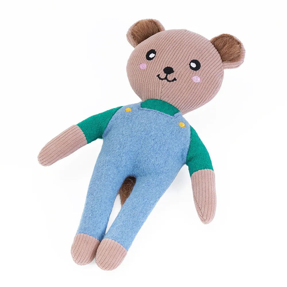 ZippyPaws - ecoZippy Felt Friends – Benjamin the Bear