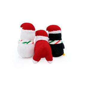 ZippyPaws - Holiday Miniz 3-Pk Festive