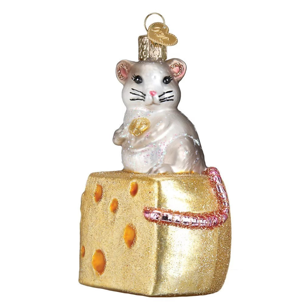 Old World Christmas - Hungry Mouse Ornament